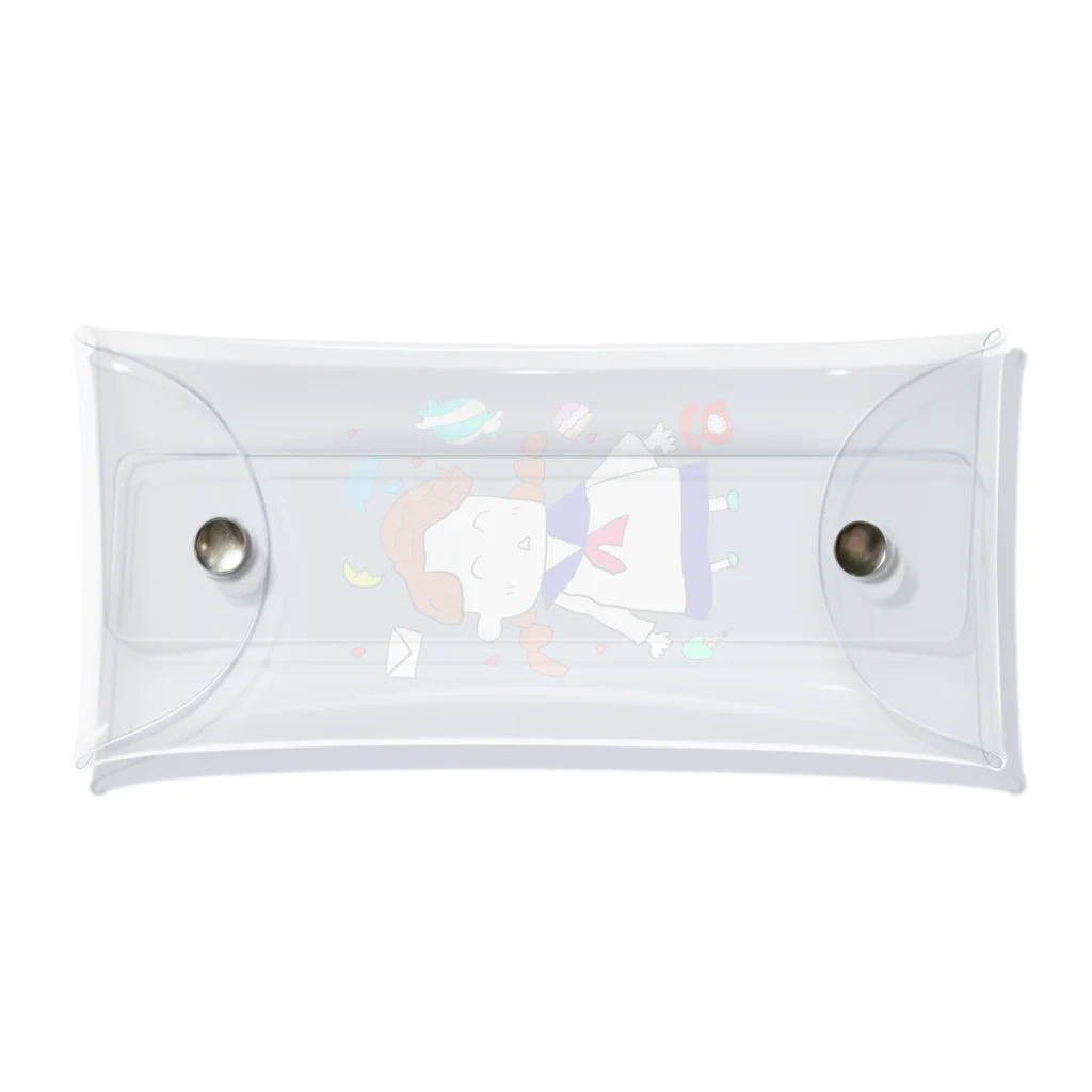 翠星チークダンス 木佐のゆめかわセーラー服 Clear Multipurpose Case