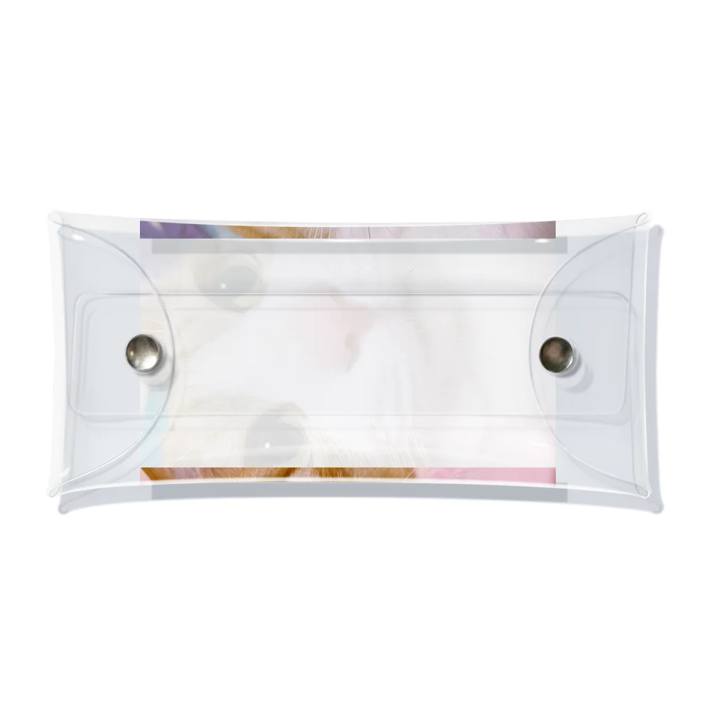 昭和～平成～令和系のりさぴん@の保護猫 セサミくん Clear Multipurpose Case