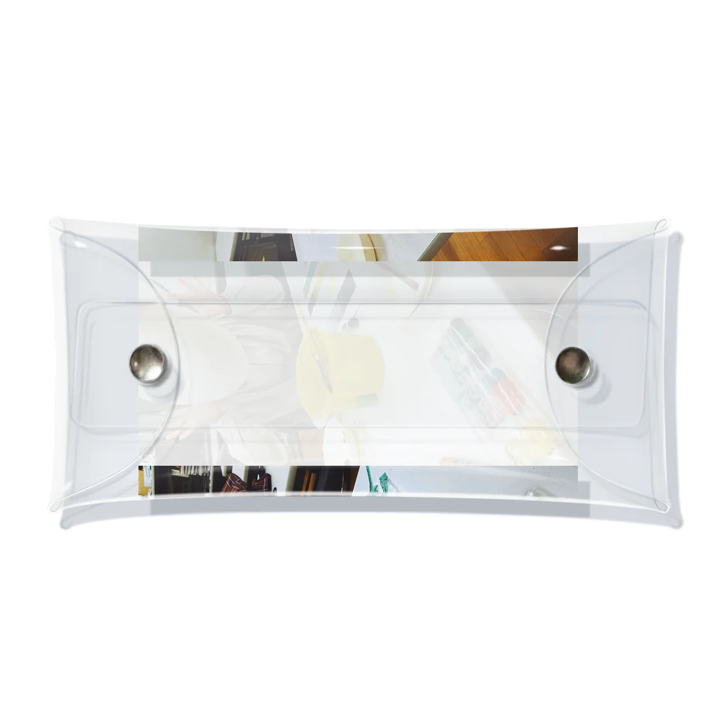 ppo_の絵具とクリアマルチケース Clear Multipurpose Case