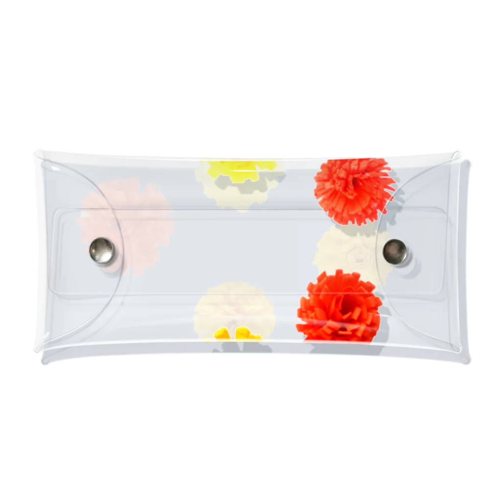 つづみこのオレンジの花 Clear Multipurpose Case