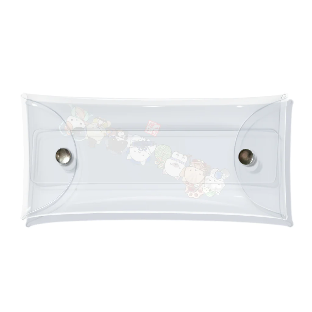 琥珀アンダーソン🍀ねこ七福にゃ～のねこ七福にゃ～（ねこ七福神） Clear Multipurpose Case