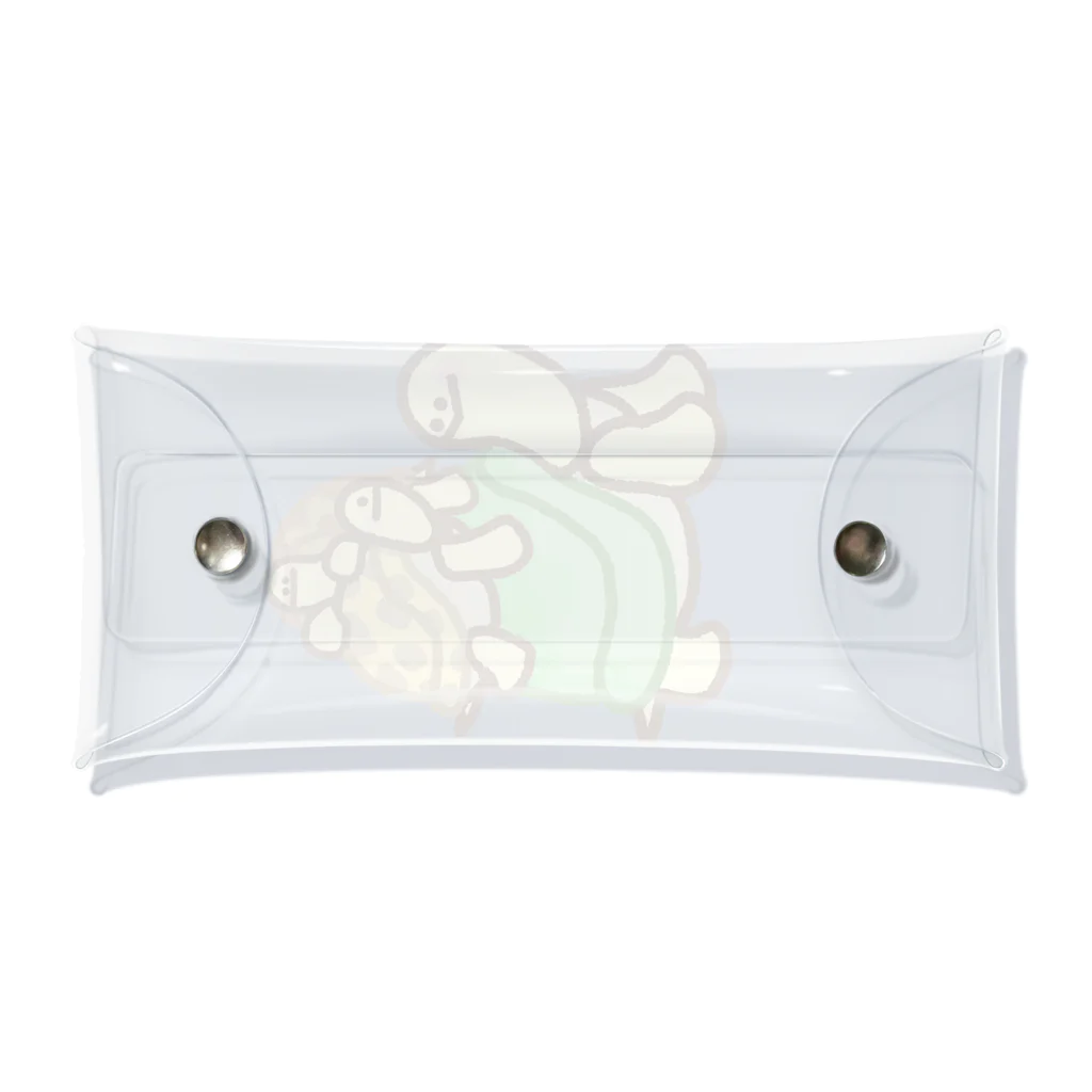 カメちゃん𓆉のカメちゃんトリオ Clear Multipurpose Case