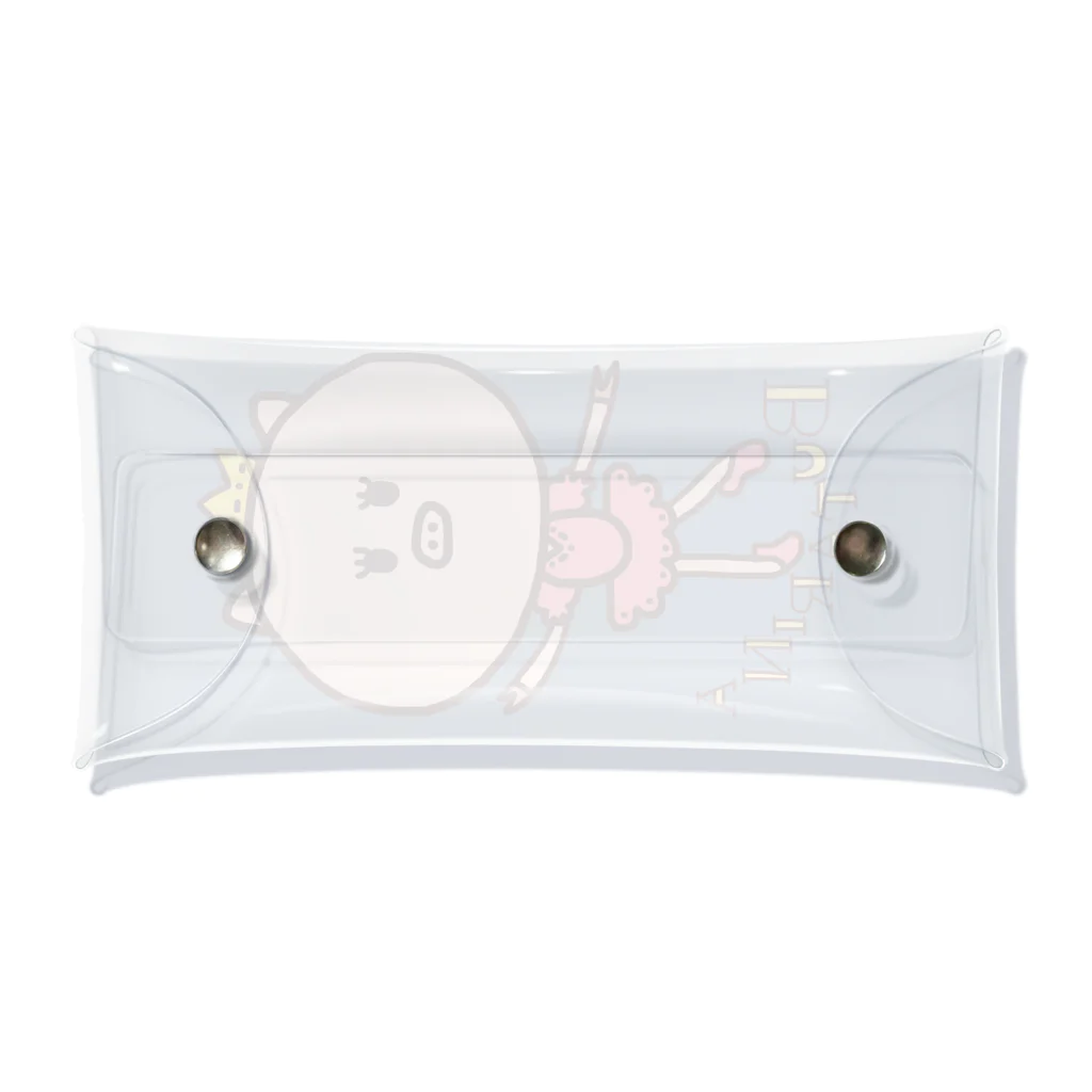 ♡バレエ♡コーヒー♡ぶたちゃん♡大好きリーナ♡のブタリーナちゃん♡ロゴあり Clear Multipurpose Case