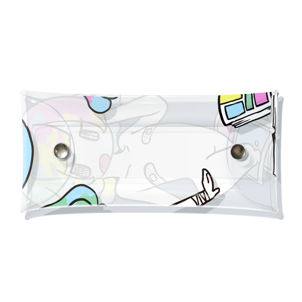 アズマヤユキコのばんそこゆめかわガールちゃん Clear Multipurpose Case