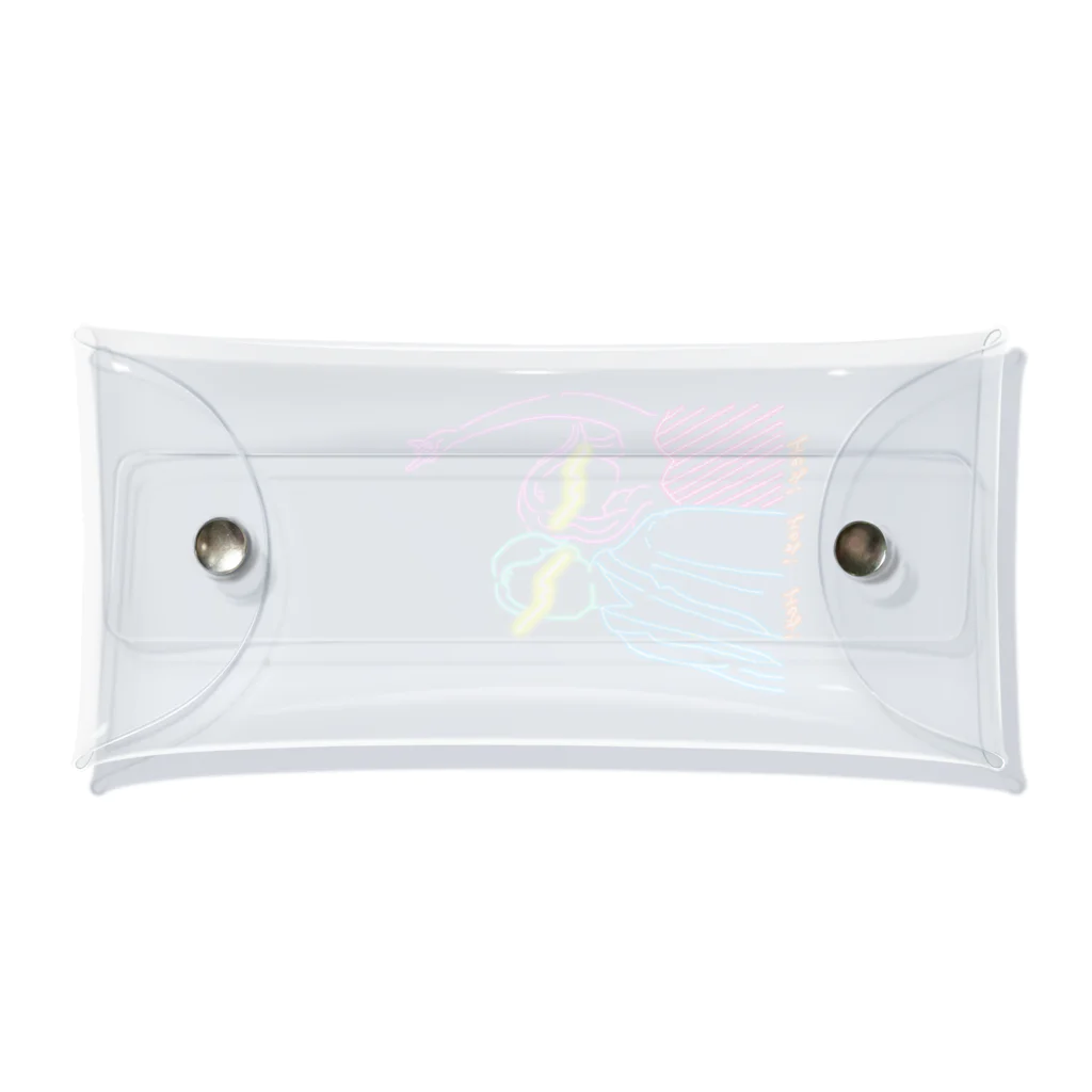 サチコスタイルのHey！ボーイ& Hey！ガール Clear Multipurpose Case