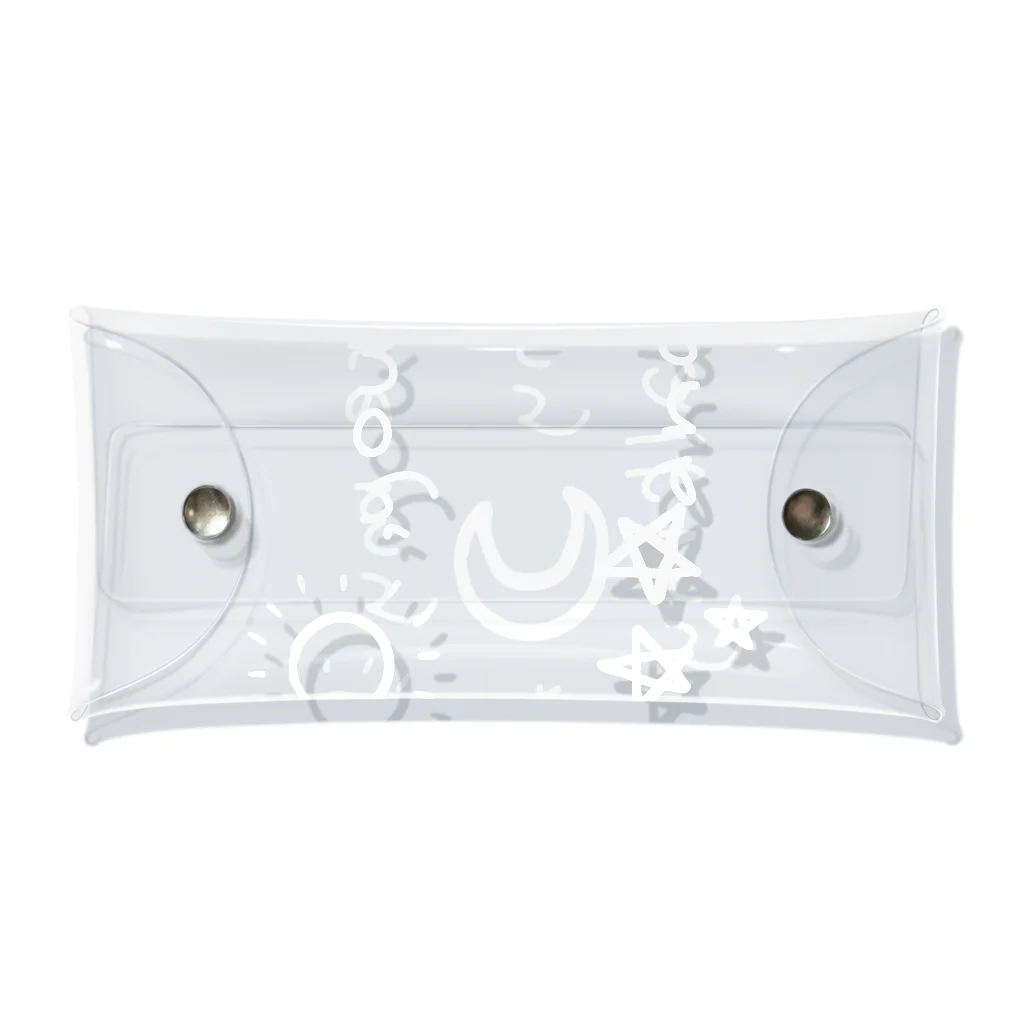 RIRI_designのyou're my sunshine, my moon, and all my stars（白） Clear Multipurpose Case