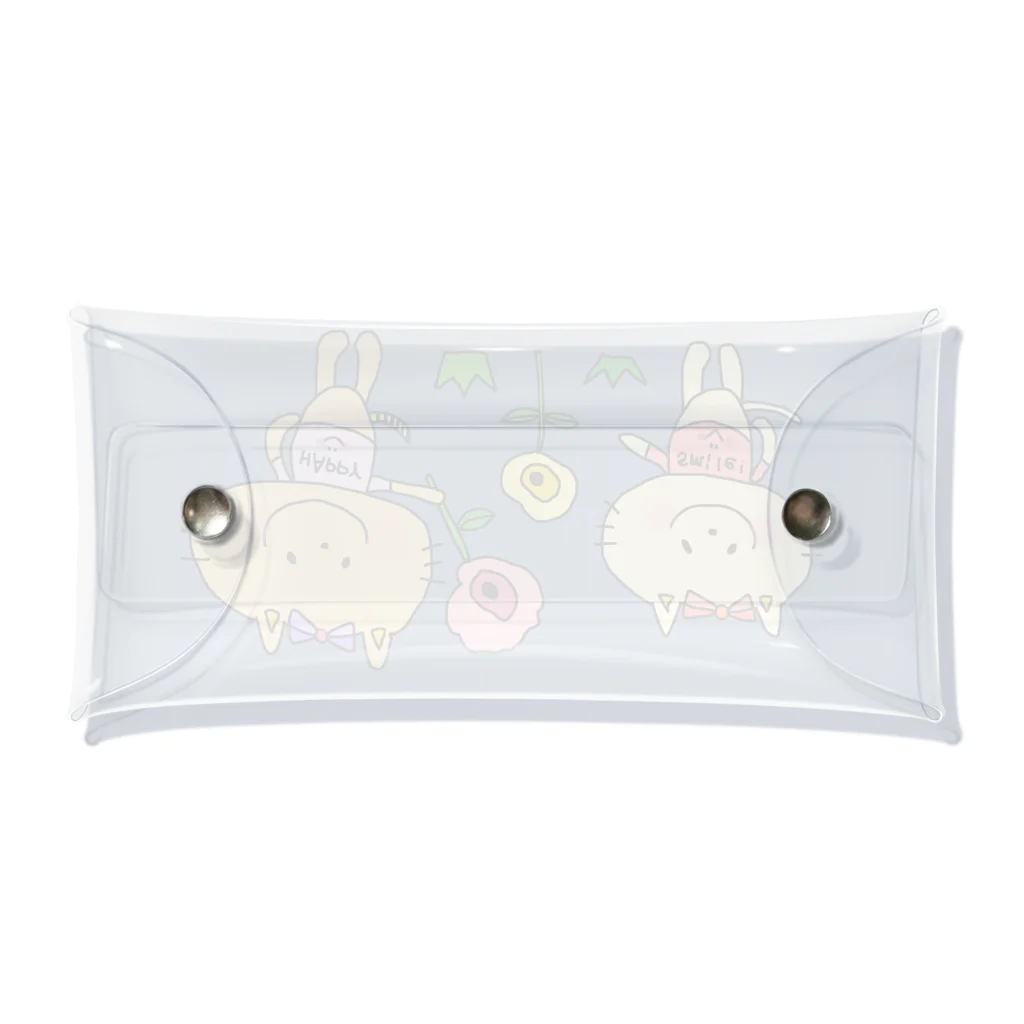 akipom★のCat sisiters! ネコの姉妹！ Clear Multipurpose Case