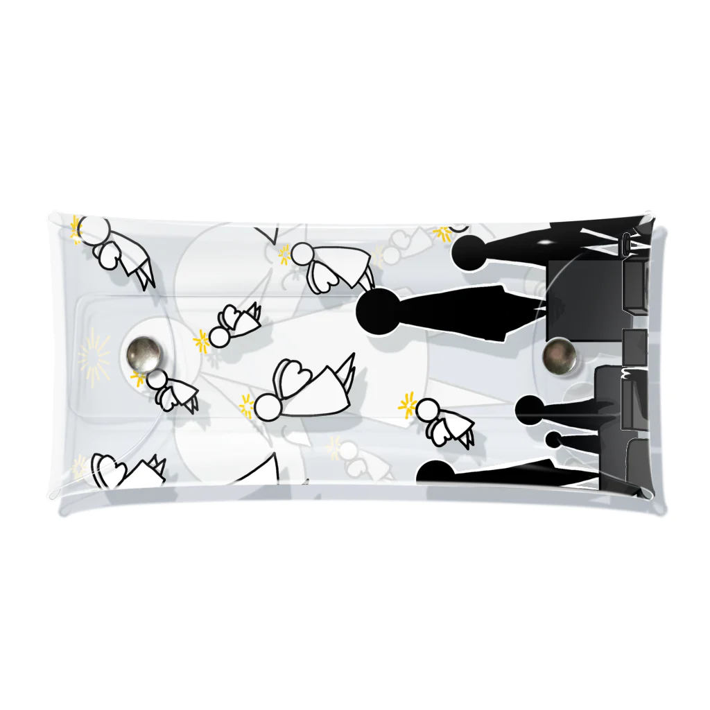 トリさんの休日の天使を眺めるトリさん Clear Multipurpose Case