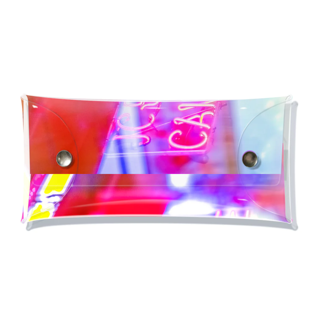 NEON LIGHT STARSのAPPLE NEON マシカク Clear Multipurpose Case