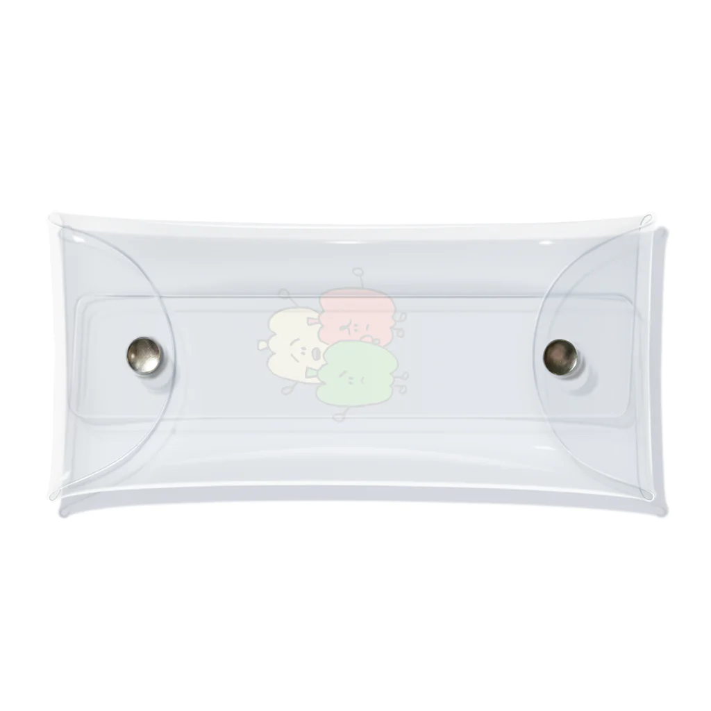 すちんのピーマンくんとパプリカくん Clear Multipurpose Case