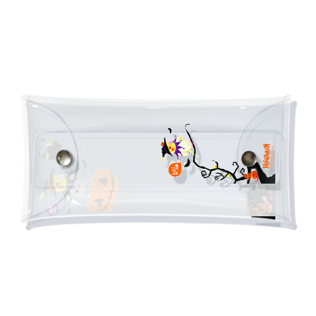 LittleLoroのFlying Pumpkin オカメインコのハロウィン 大きめワンポイント系 0461 Clear Multipurpose Case