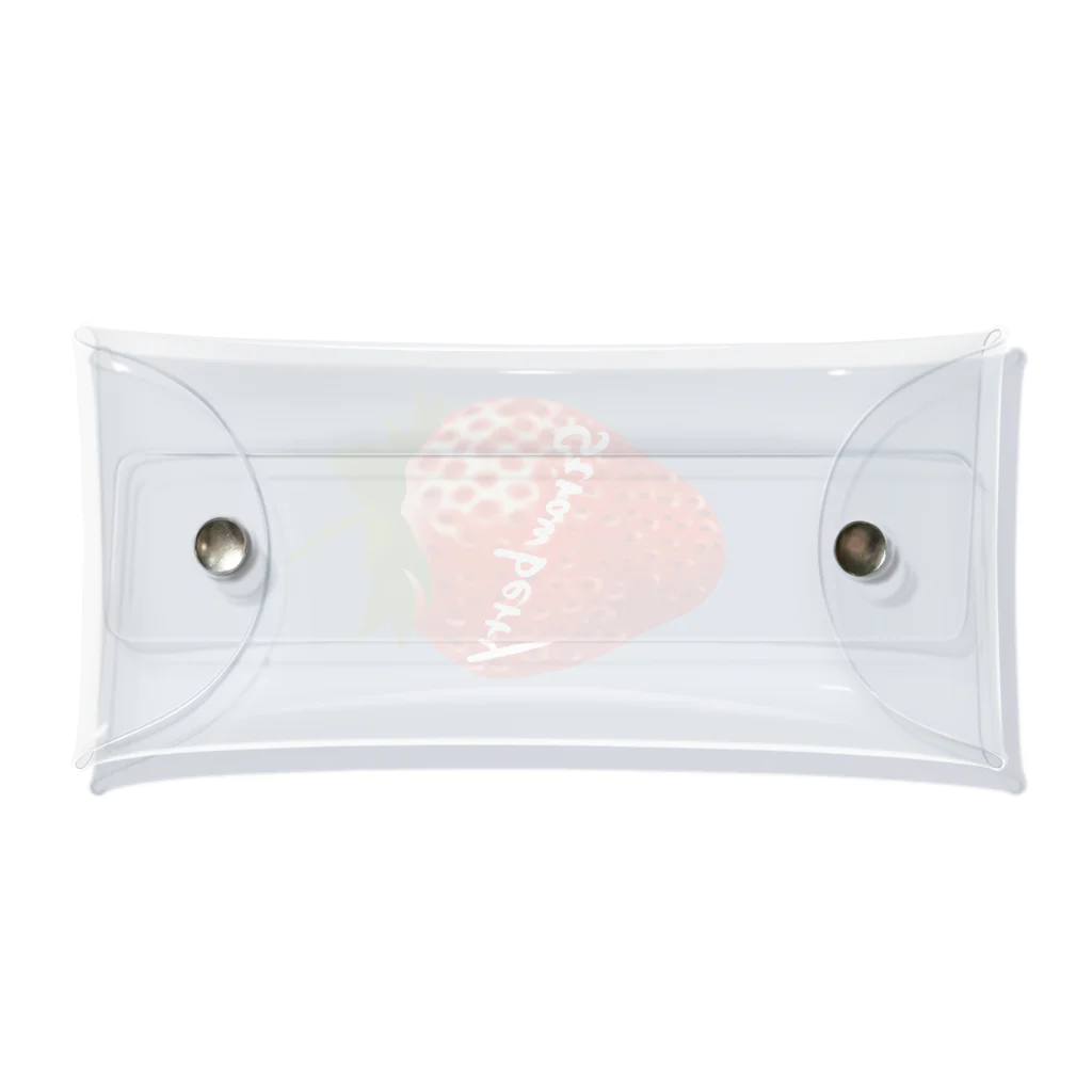 FREEHANDMARCHのStrawberry (いちご)  Clear Multipurpose Case