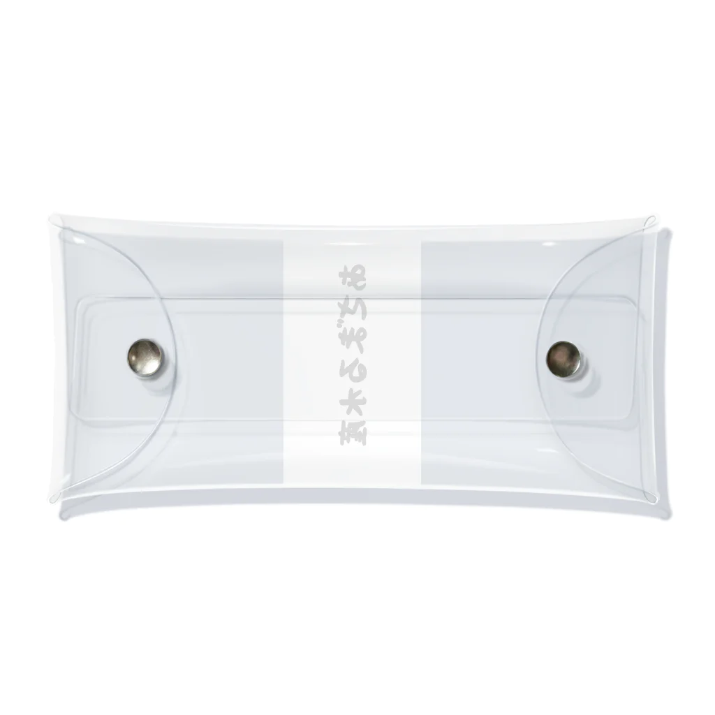 ZIMA STOREのあざまる水産(タイプA) Clear Multipurpose Case