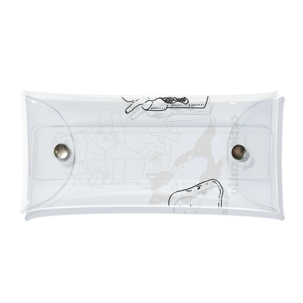 Cutie x Cutie Vancouverのバンクーバーの猫たち Clear Multipurpose Case