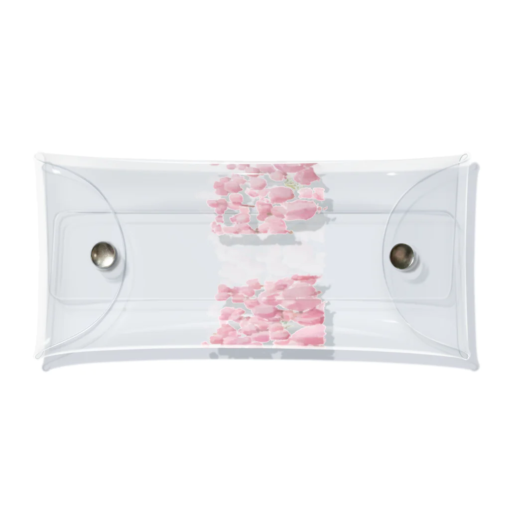 rilybiiのTulip field pink Clear Multipurpose Case