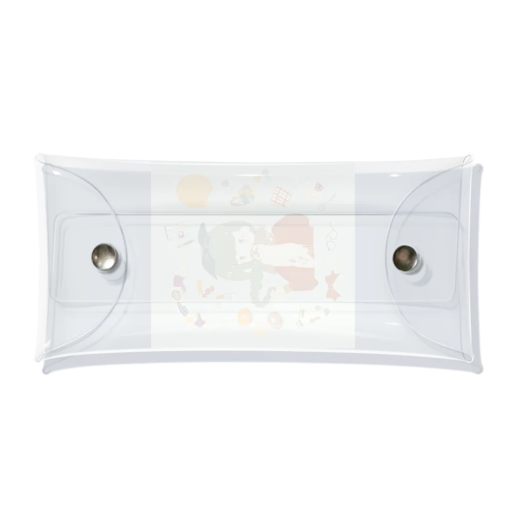 pop-popのPOP girl 『like』 Clear Multipurpose Case