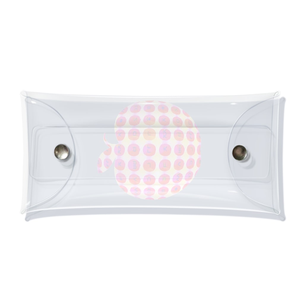 LalaHangeulのはんぐるde林檎　~キュートバージョン~ Clear Multipurpose Case
