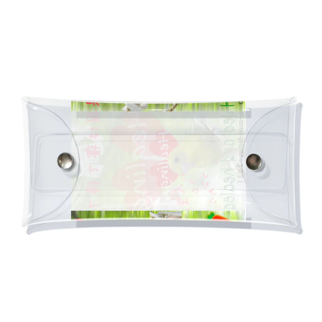 にんにく小豆製作場  のとりさんの神だのみ（tori-2) Clear Multipurpose Case