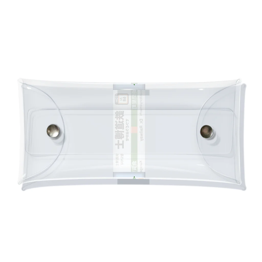 鉄道博士 / Dr.Railwayの鉄道博士駅名標（JR東日本タイプ） Clear Multipurpose Case