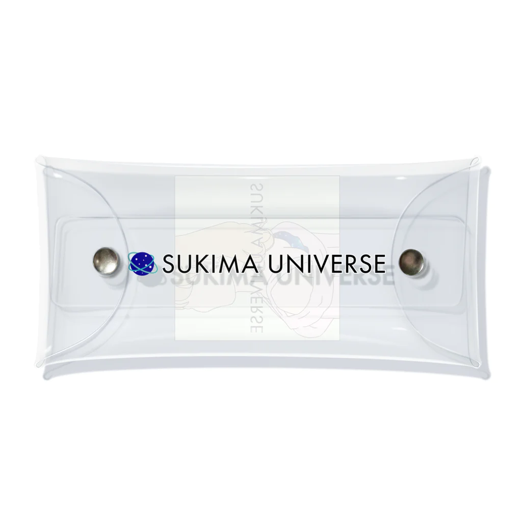 森田GMのSUKIMA UNIVERSE 背中 Clear Multipurpose Case