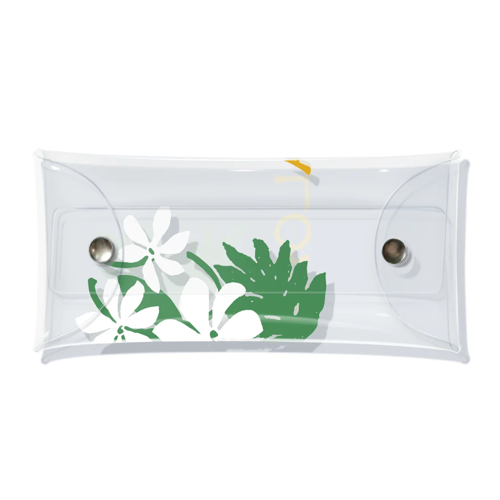 虹屋のALOHA-ティアレ Clear Multipurpose Case