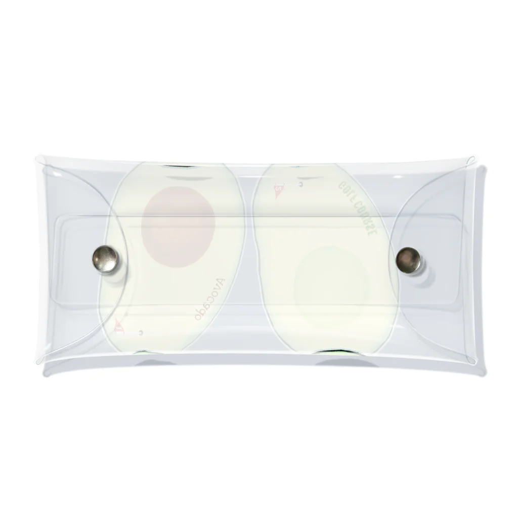 ぽんぽこあんぽんたんのアボカド ゴルフコース Clear Multipurpose Case