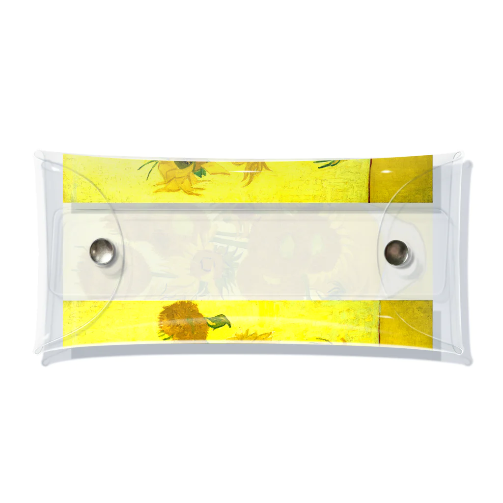 ART のゴッホ/ひまわり　Vincent van Gogh / Sunflowers Clear Multipurpose Case