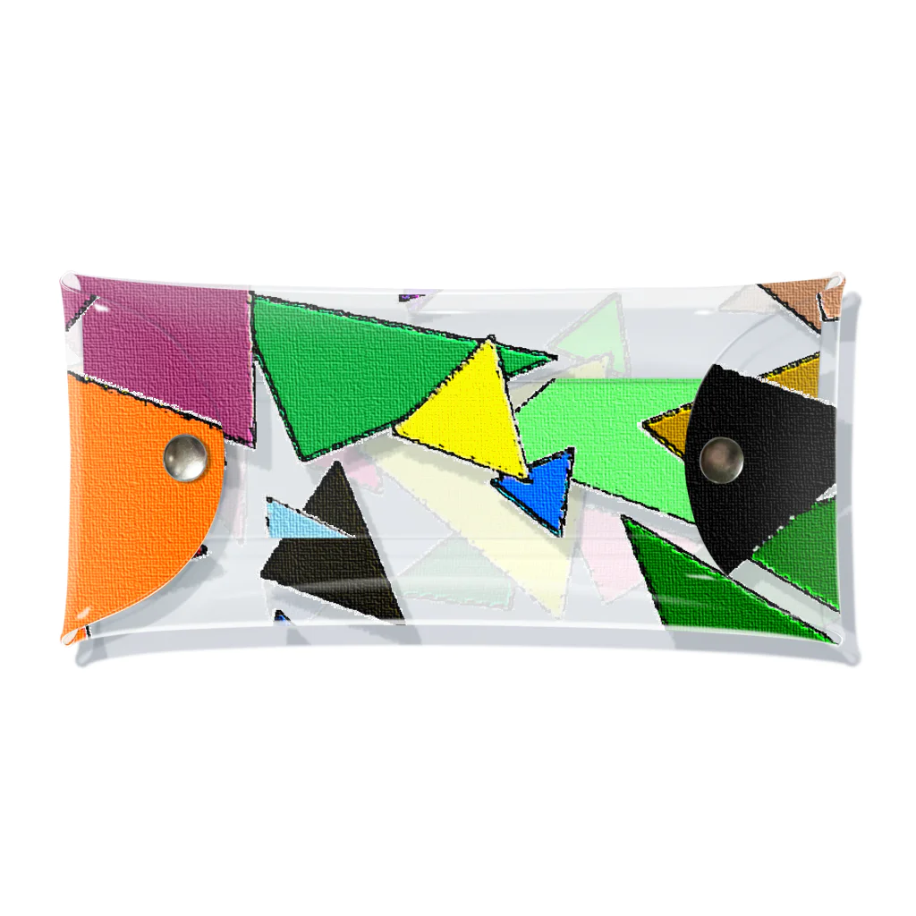 でおきしりぼ子の実験室のTrianglez_T Clear Multipurpose Case