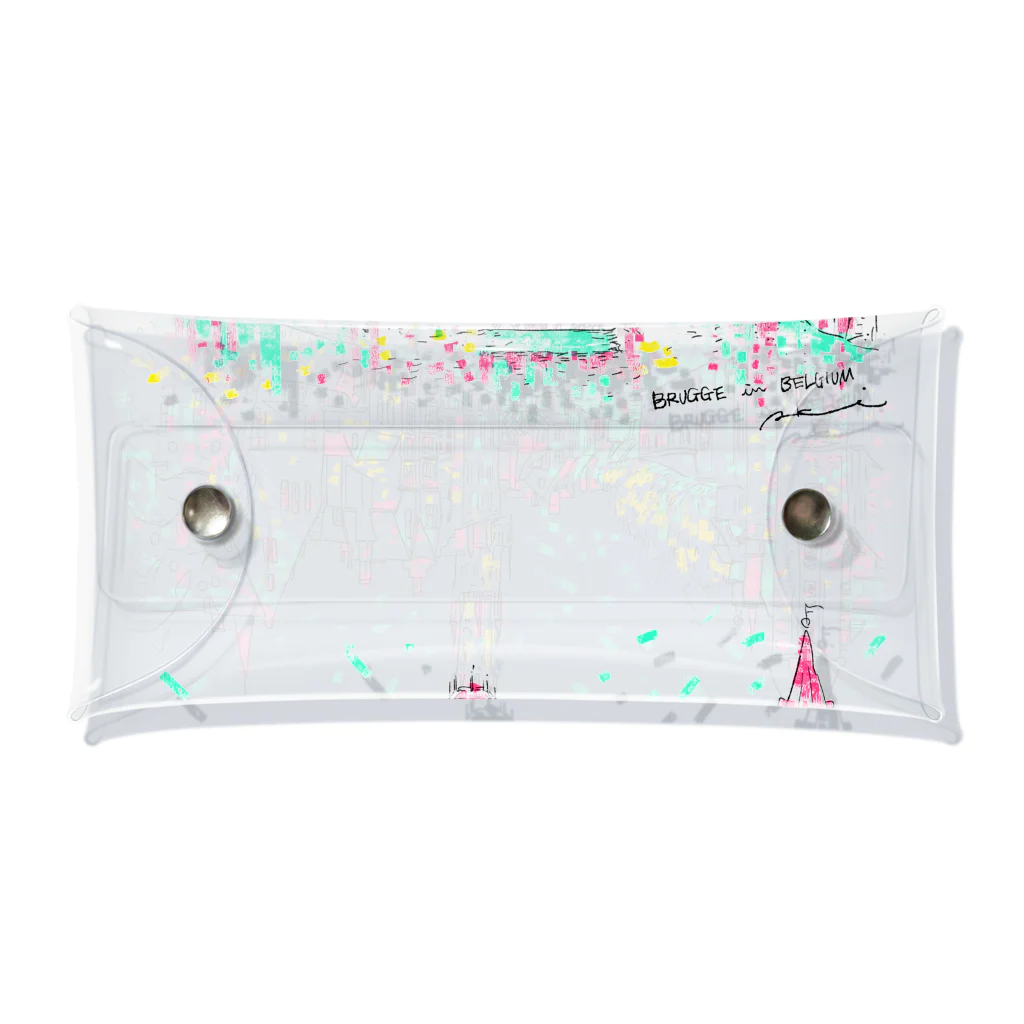 Aki Kuboki ONLINE SHOPのブルージュの溜息 Clear Multipurpose Case