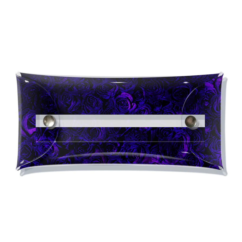 ᛋᛏᚱᚨᚾᚷᛖ ꙮ ᛄᚢᚾᚴの紫色の薔薇 Clear Multipurpose Case