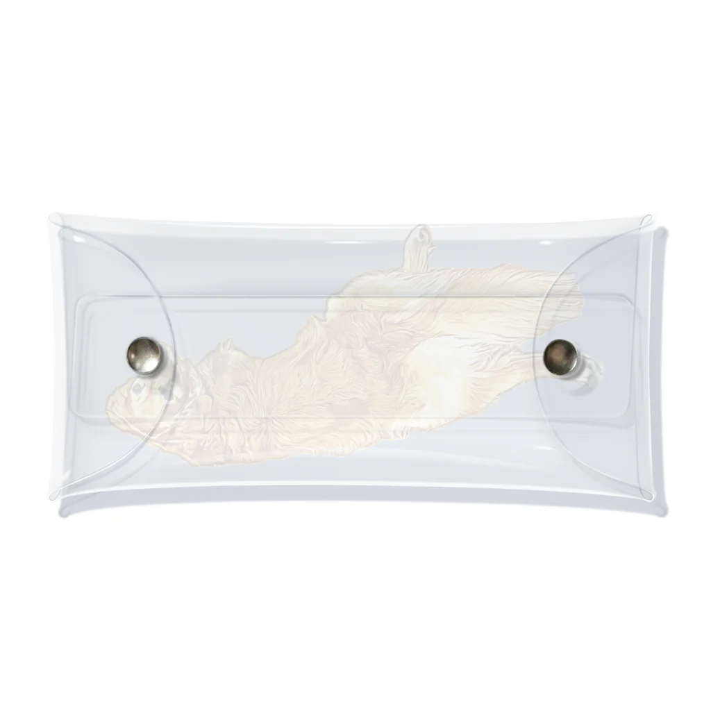 flatcoatedretrieverのgolden retriever Clear Multipurpose Case