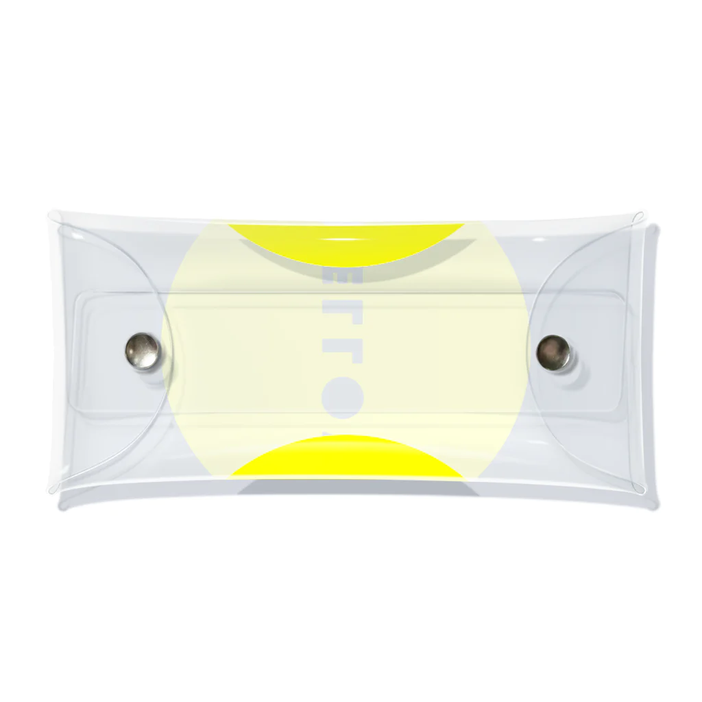 PのCIRCLE YELLOW. Clear Multipurpose Case