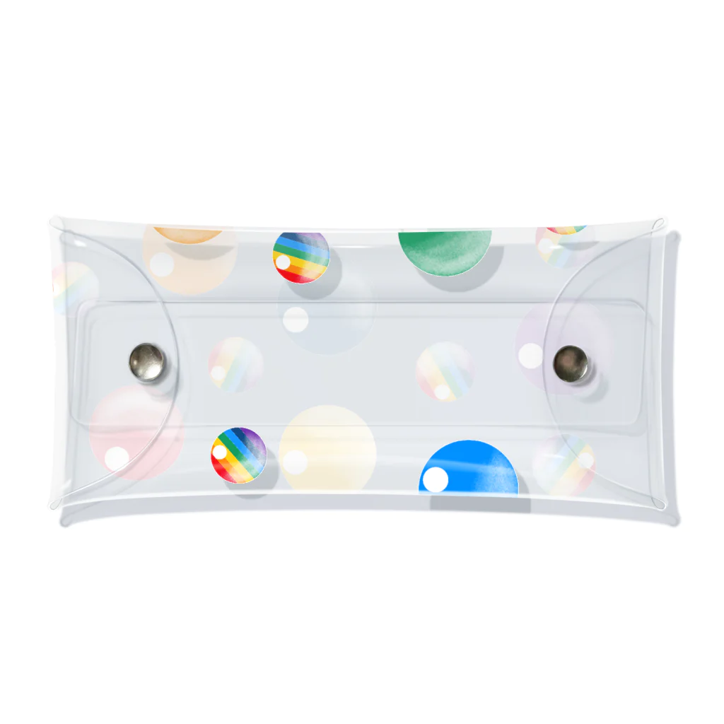 poppo art studioのにじいろの珠 Clear Multipurpose Case