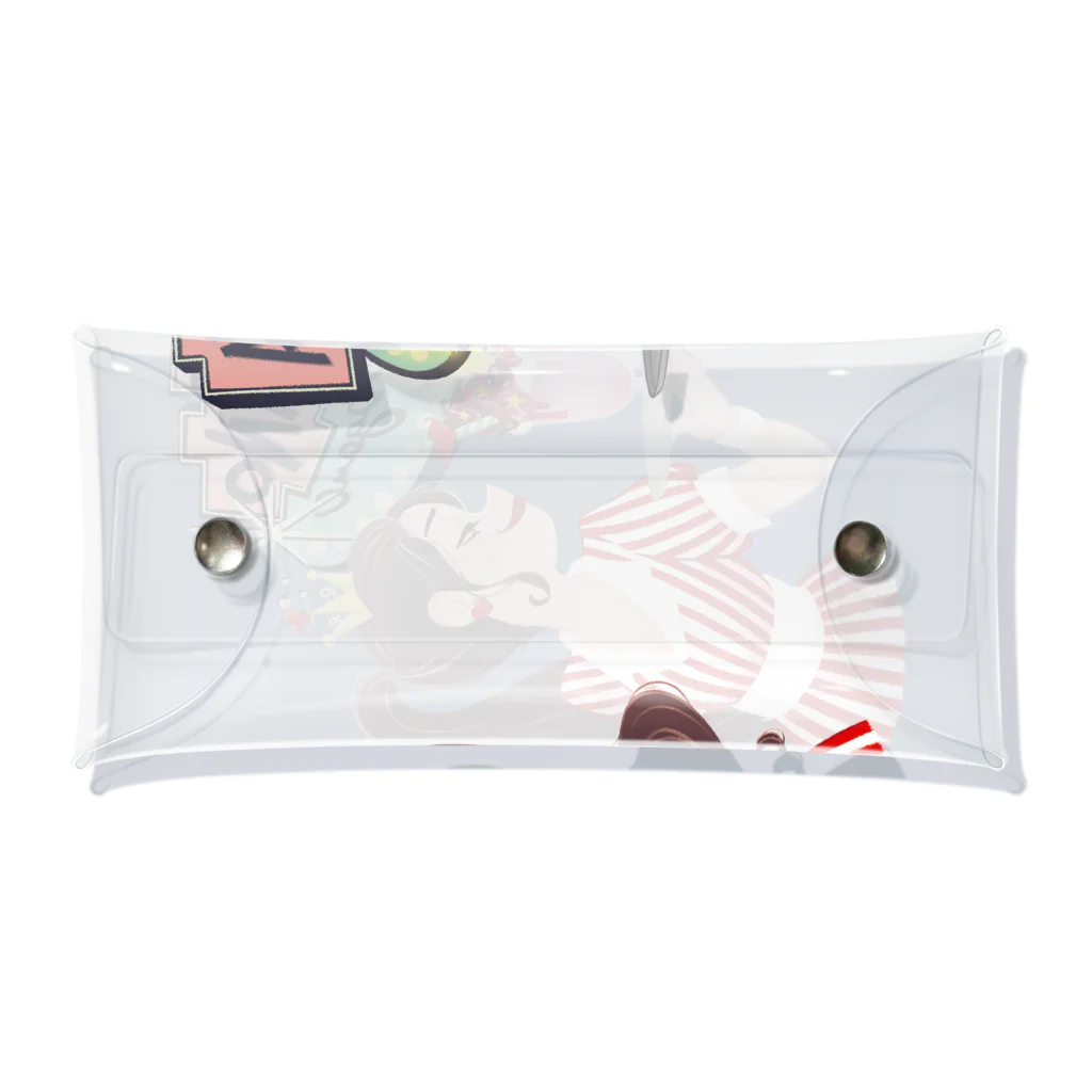 ayanodaganeのＤＩＮＥＲ ＤＡＧＡＮＥ Clear Multipurpose Case