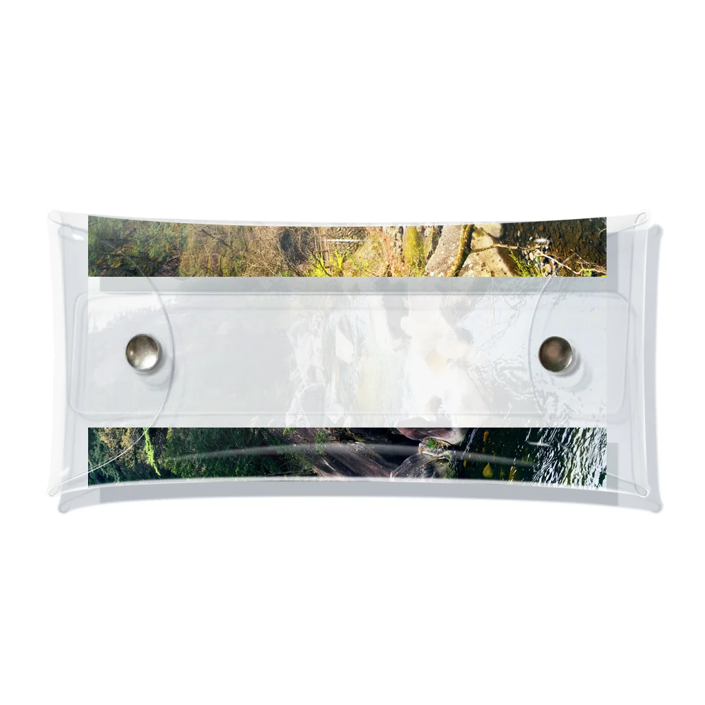 2929gawDesignShop358のRivers and waterfalls of nature Clear Multipurpose Case