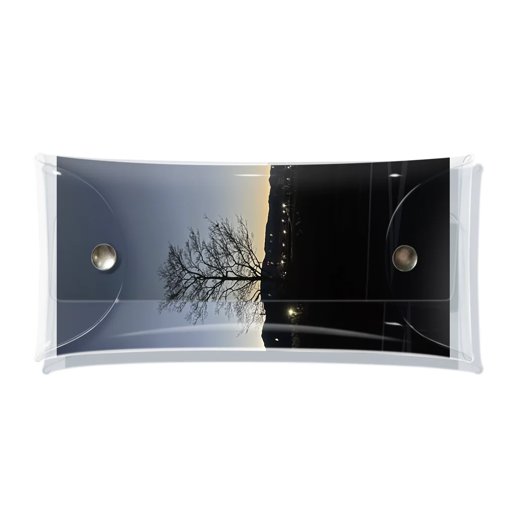 2929gawDesignShop358のEarly winter sunrise Clear Multipurpose Case