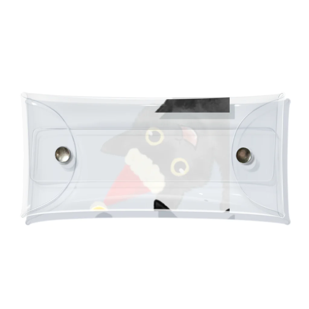 SHOP ベアたんの黒猫のやまとくん Clear Multipurpose Case