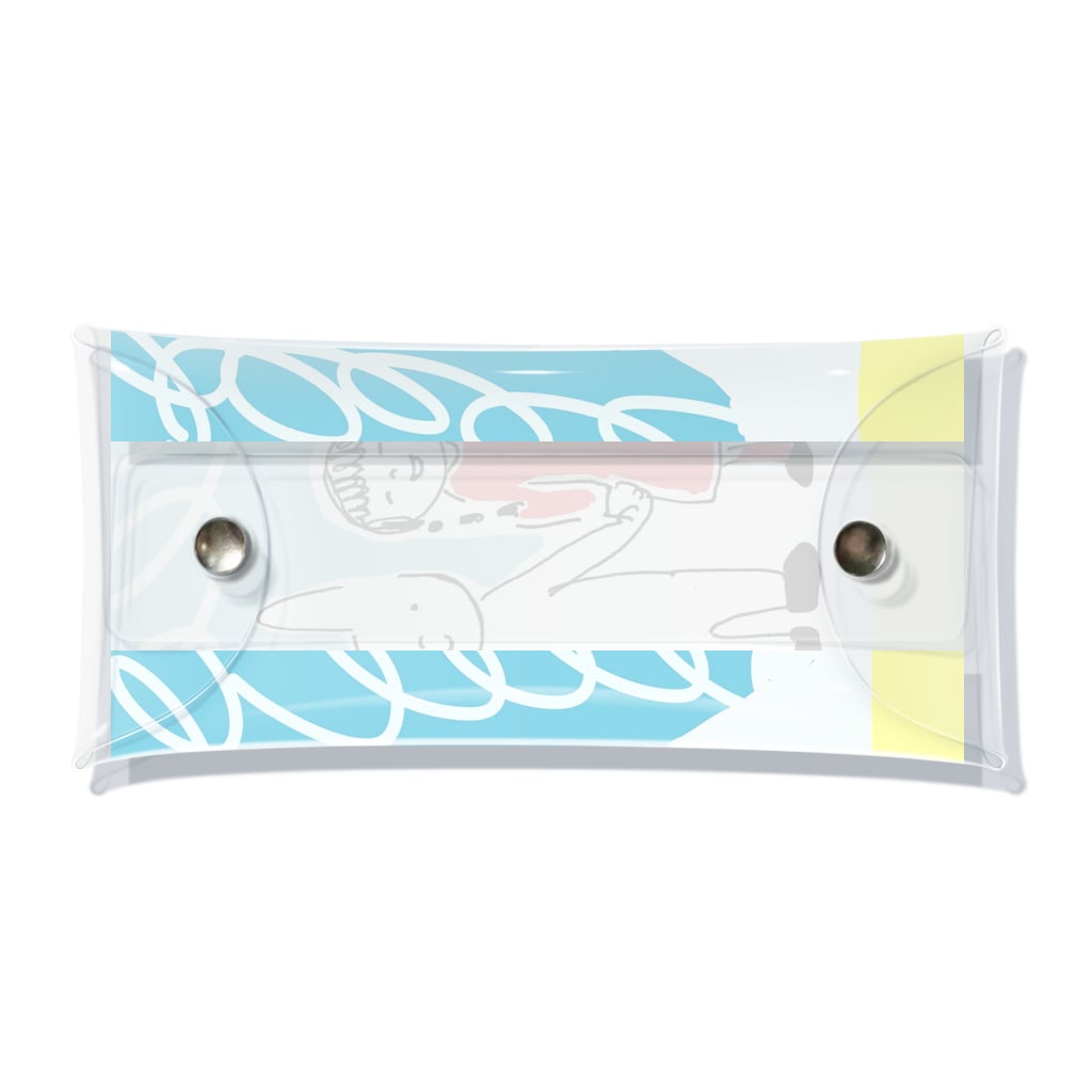 いわまともこのなかよし Clear Multipurpose Case