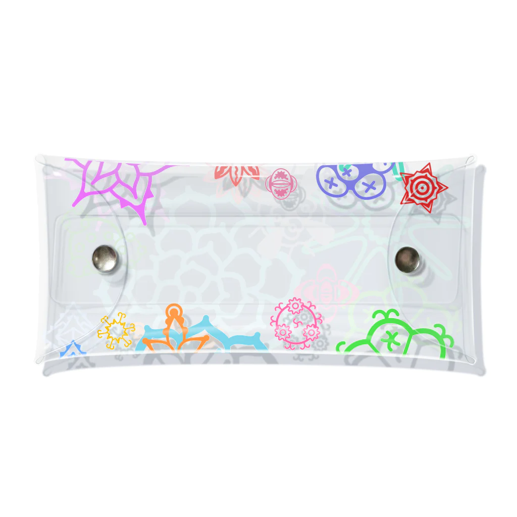 DOTEKKOのT-29 monogram Clear Multipurpose Case