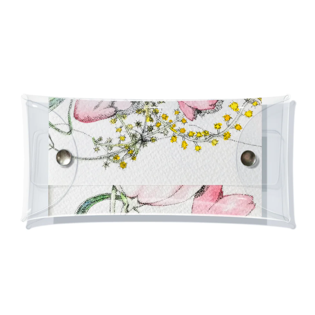 Pointillism loveの春の妖精 Clear Multipurpose Case