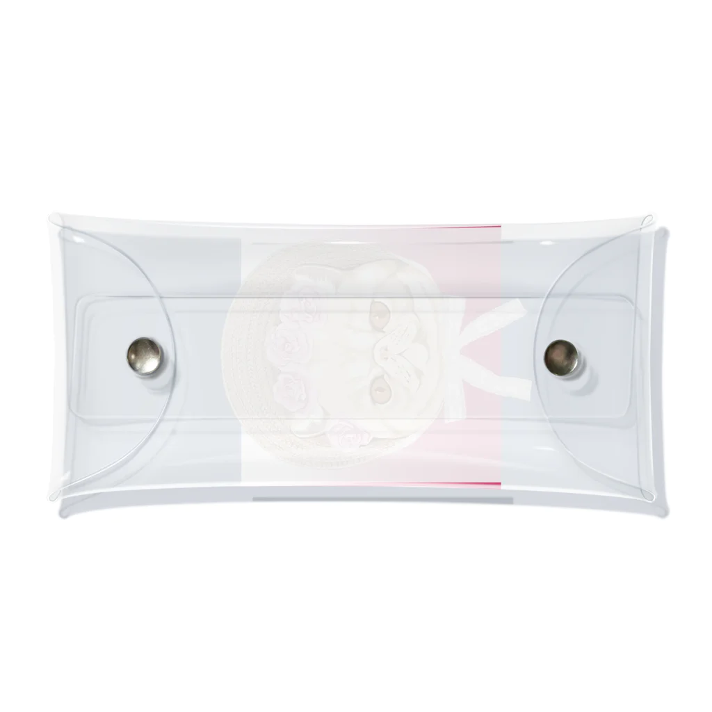 LaminaのExotic shorthair×ボンネット帽 Clear Multipurpose Case