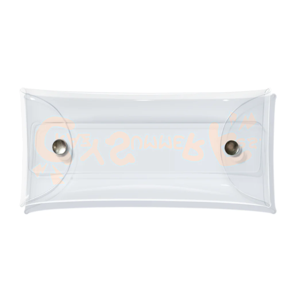 ∞ online shopのCSFロゴ オレンジ縦 Clear Multipurpose Case