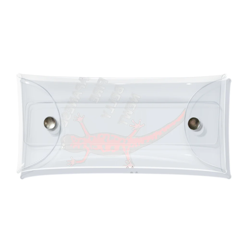 LalaHangeulのJAPANESE FIRE BELLY NEWT (アカハライモリ)　 Clear Multipurpose Case