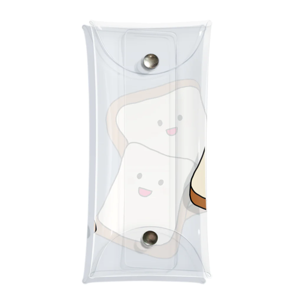 mocha_jasmine_shopの食ぱんファミリー Clear Multipurpose Case