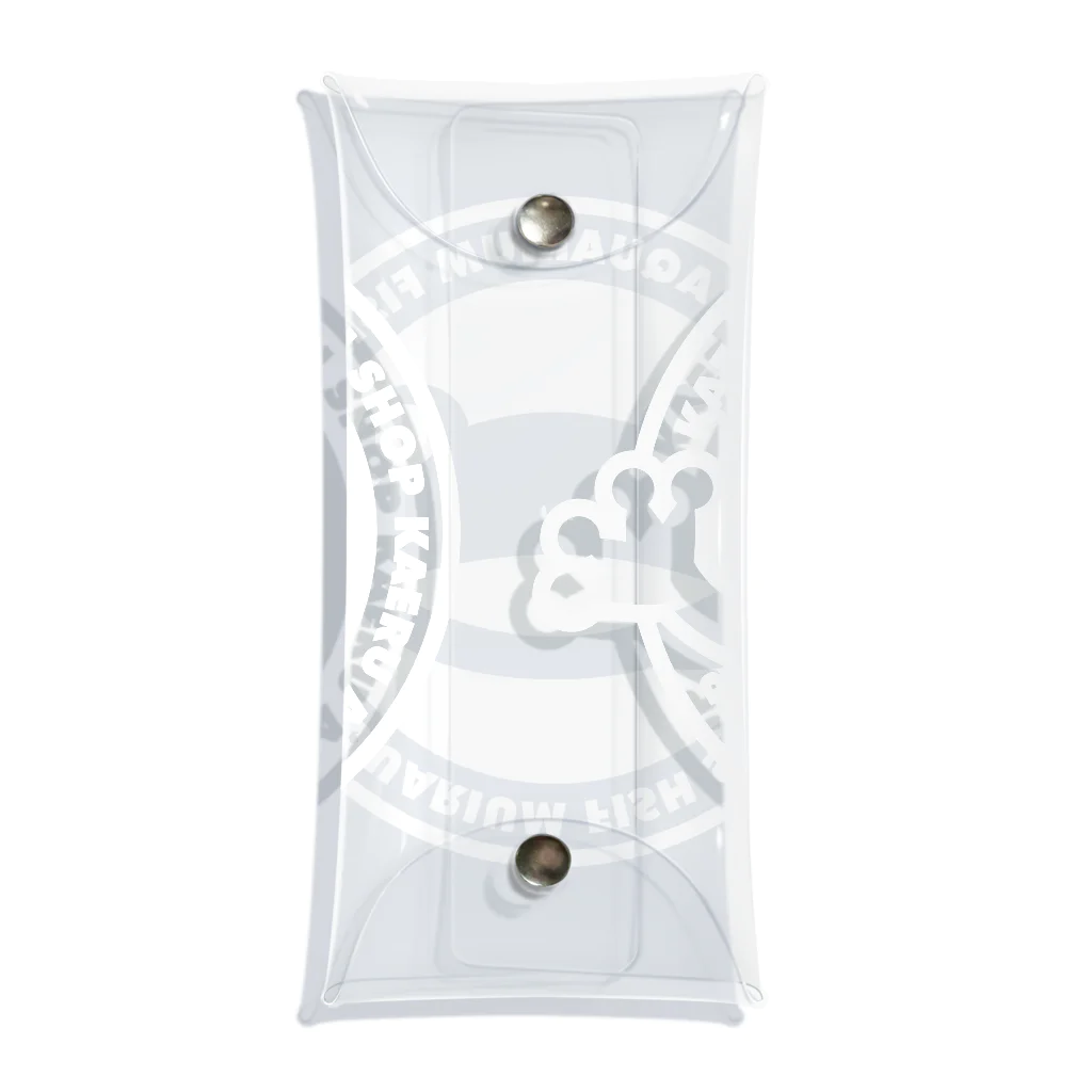 ゴッド神TVちゃんねるSHOPのかえる観賞魚店　白抜き丸ロゴ Clear Multipurpose Case