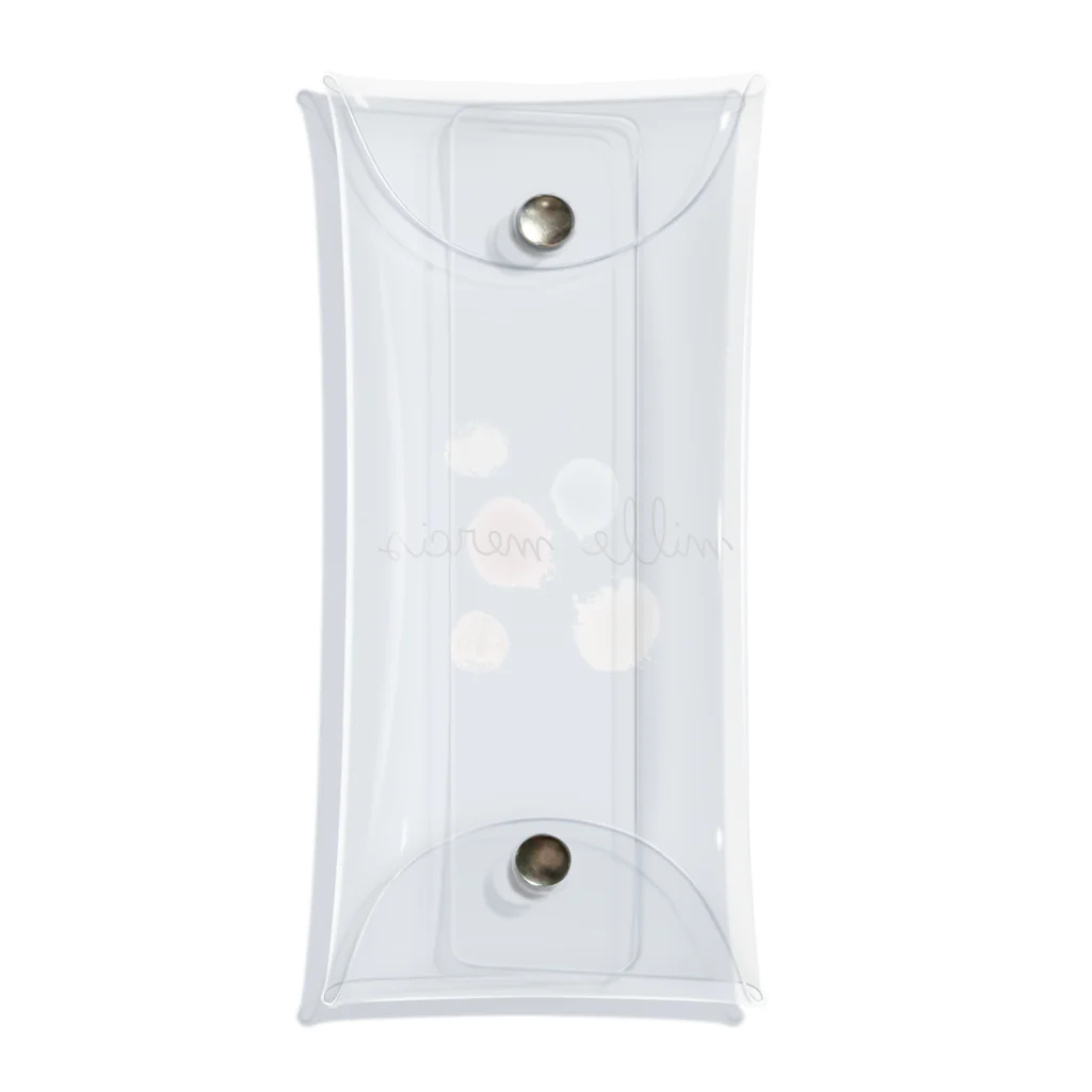 Le cabinet de curiositéのMille mercis （黒） Clear Multipurpose Case