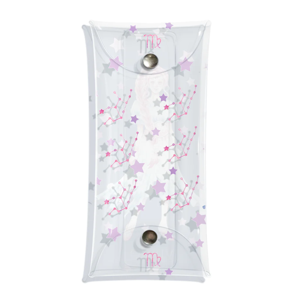 kazuyo online store【suzuri】　　　　　　　　　　　　　　　　　　　　　　　　　　　　　　　　　　　　　　　　　　　　　　　　　　　　　　　　　　　　　　　　のVirgo【乙女座】 Clear Multipurpose Case