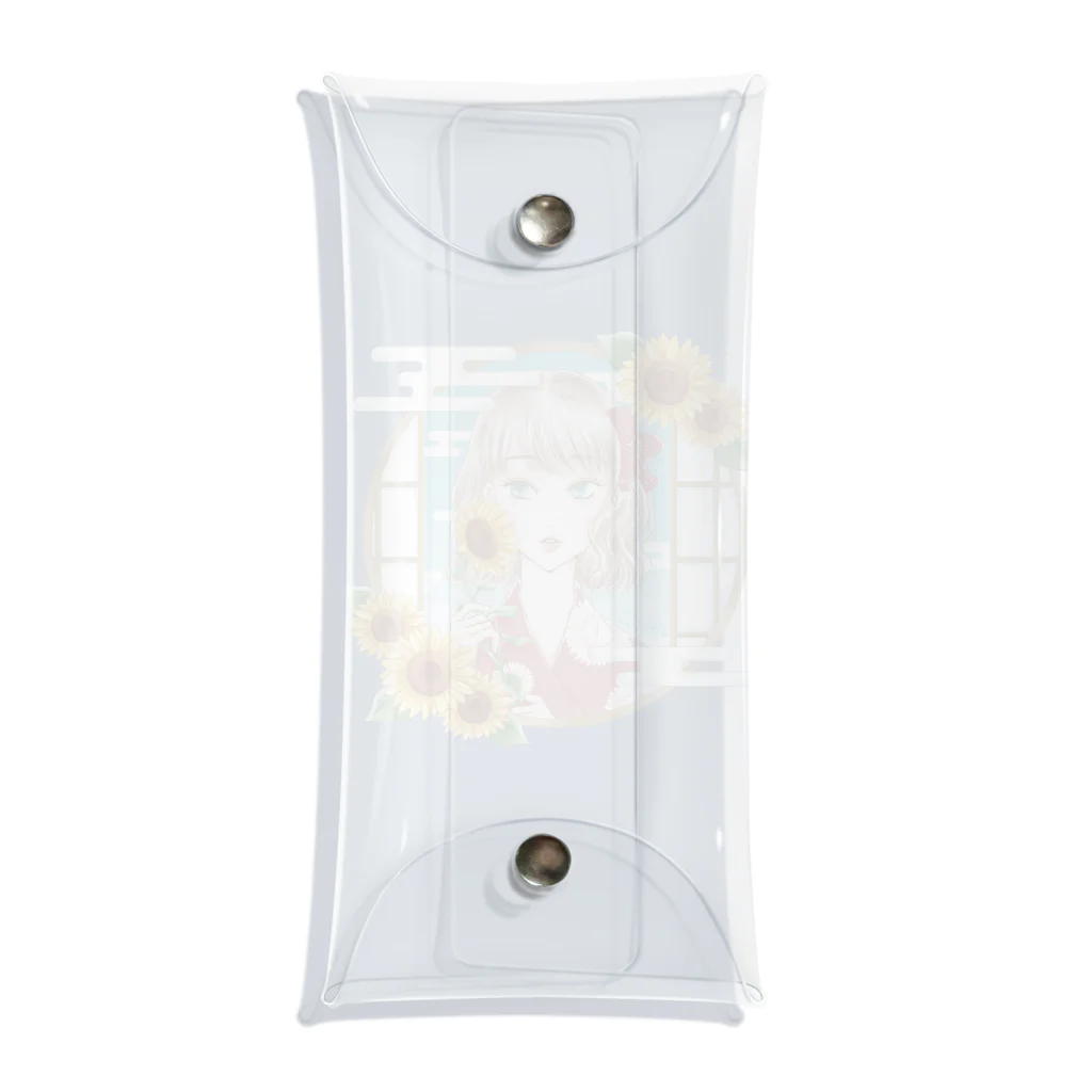 桜水翼のひまわり乙女 Clear Multipurpose Case