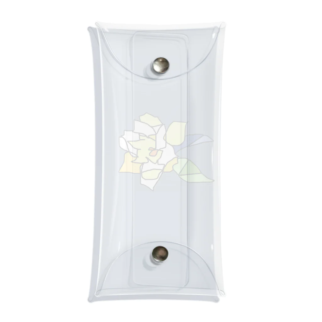 フルツの6/30 誕生花「クチナシ」 Clear Multipurpose Case