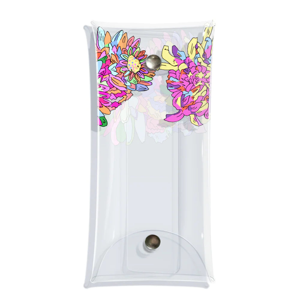 もののけCo.の花柄 ver2022 Clear Multipurpose Case